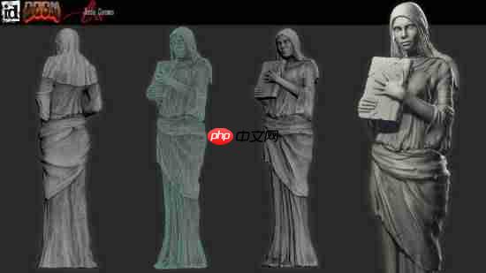 原版《毁灭战士4》开发资料曝光!活体兵器四足坦克等