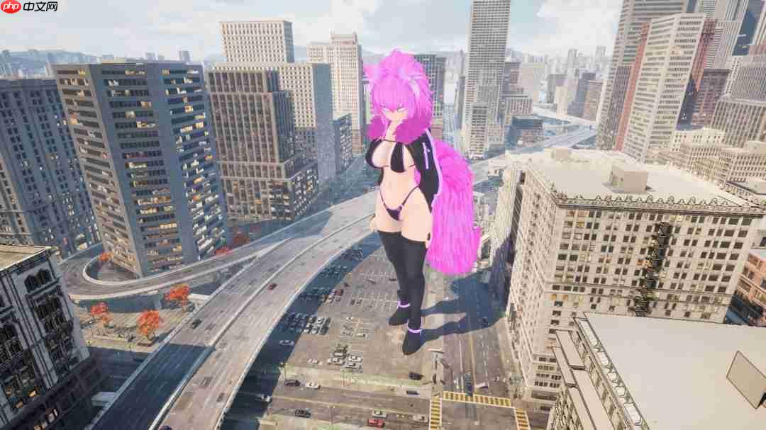 《女巨人游乐场》发布新实机展示 细节丰富的25×25平方公里城市