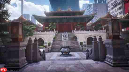 超爽FPS《终极角逐》推出国风新地图！赛博朋克+古典中式建筑