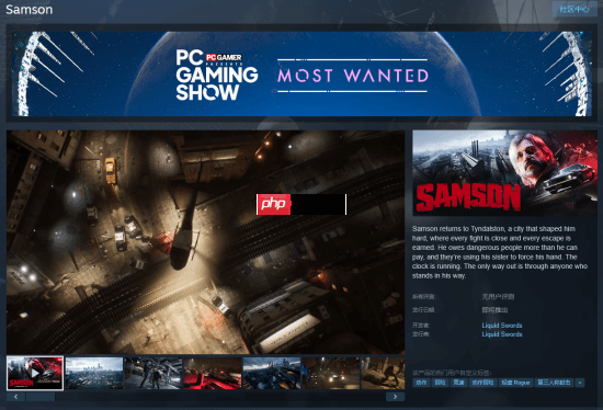 《正当防卫》系列创始人新作《Samson》公开!为了妹妹战斗还债