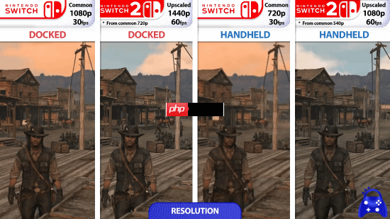 《荒野大镖客:救赎》NS和NS2画面对比:2K/60帧 加载超快