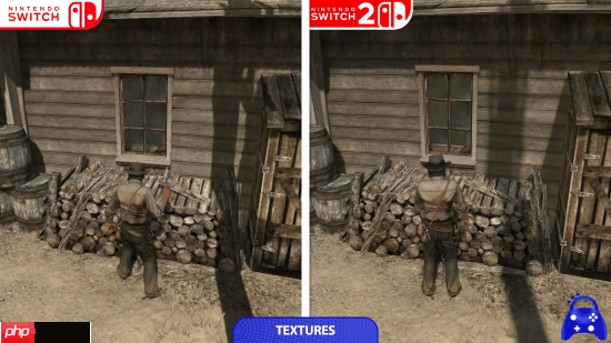 《荒野大镖客:救赎》NS和NS2画面对比:2K/60帧 加载超快