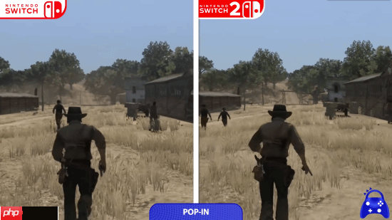 《荒野大镖客:救赎》NS和NS2画面对比:2K/60帧 加载超快