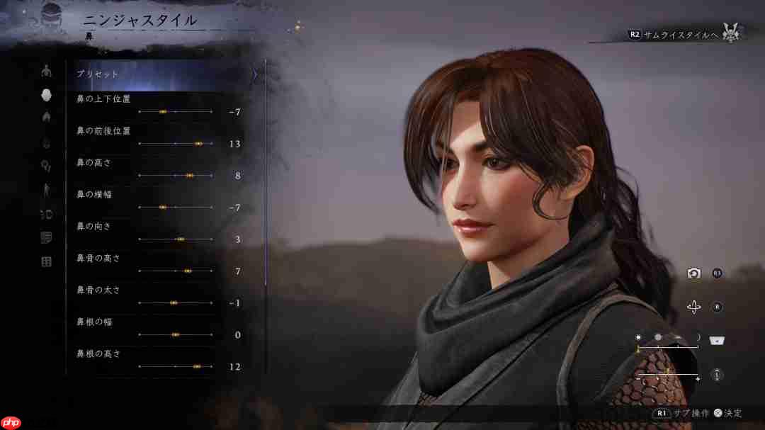 《仁王3》捏人系统异常丰富 玩家可自定义胸部和肌肉