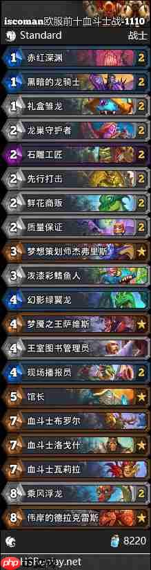 炉石传说血斗士战卡组怎么搭配-炉石传说血斗士战卡组代码2025