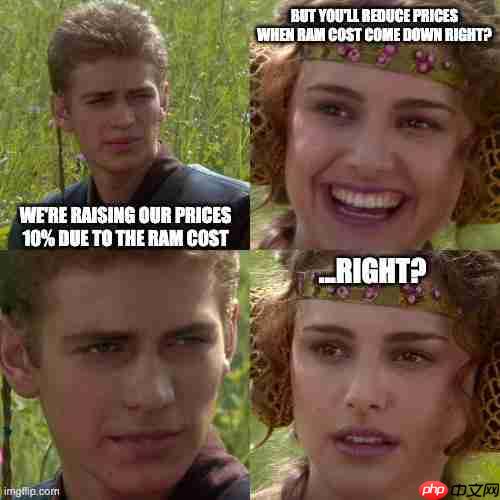 Epic CEO：内存涨价将对高端游戏造成多年伤害