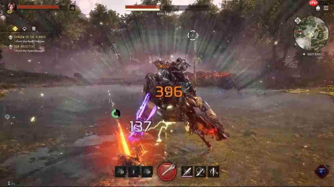 《地平线:钢铁边境》新实机演示 画面和玩法很棒