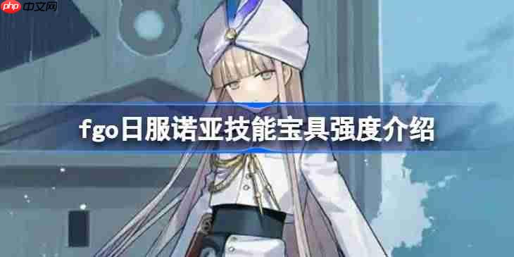 fgo日服诺亚技能宝具强度介绍-fgo日服诺亚技能宝具怎么样