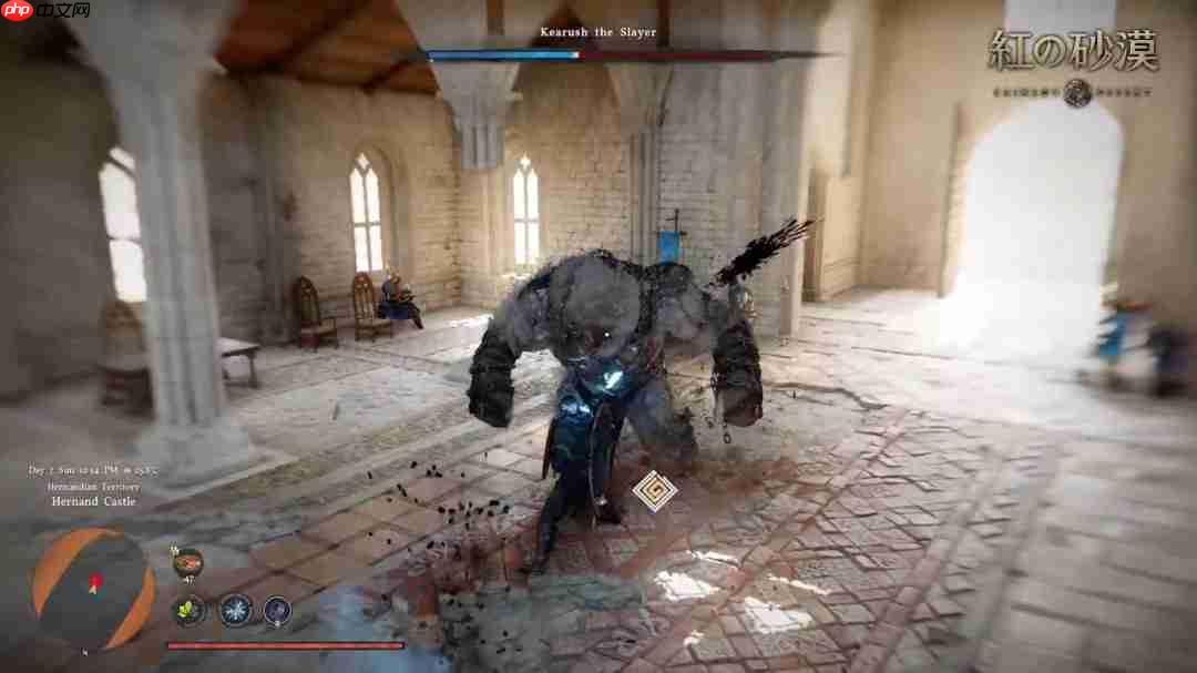 《红色沙漠》新战斗实机演示 大战Boss非常爽快