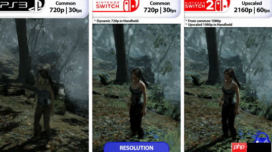 《古墓丽影:决定版》NS&NS2版对比PS3版:画面还不如原版?