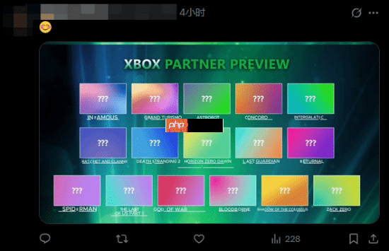 Xbox官方“泄露”11月21日凌晨2点发布会内容!来猜名字吧