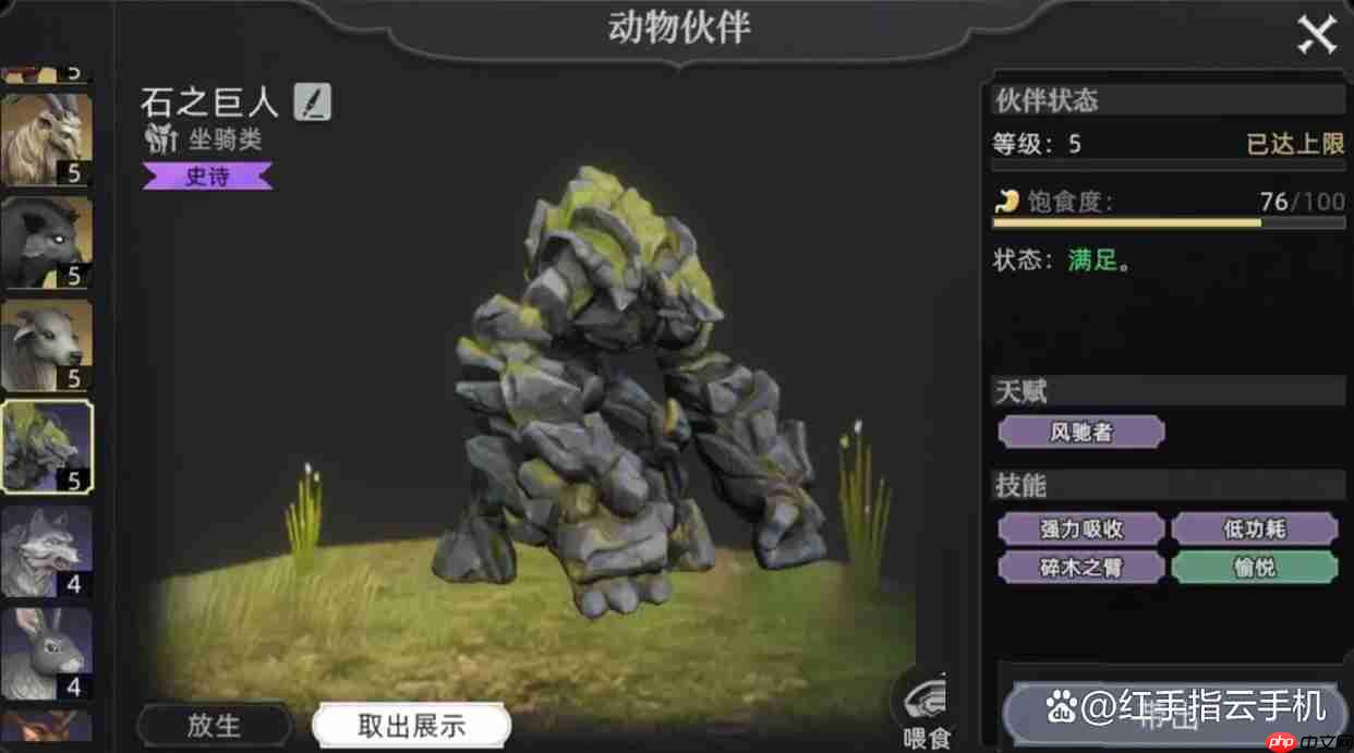 荒原曙光五大实用宠物推荐